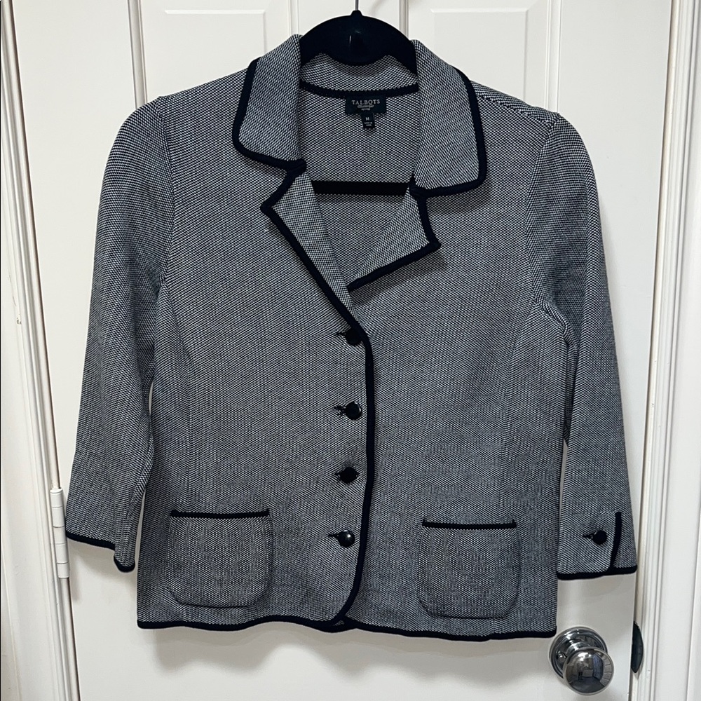 Talbots Black & White Women's Blazer - NWOT
